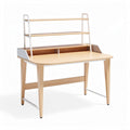 Wooden writing desk with bookshelf for home office 120 x 60 x 75cm